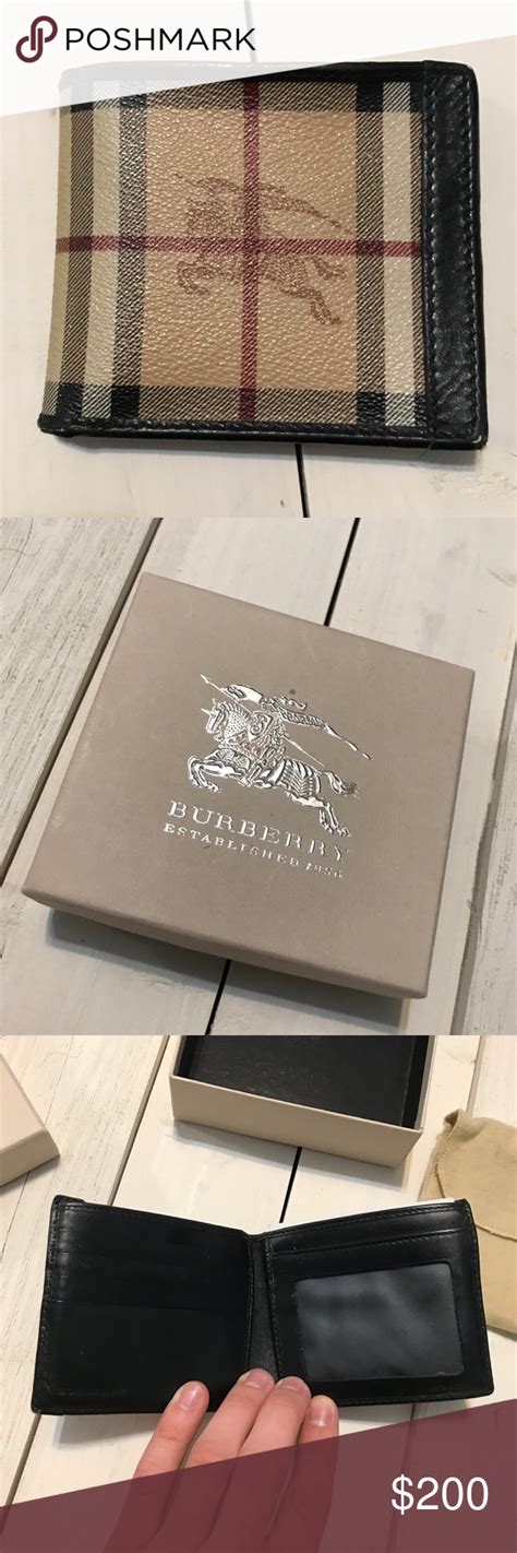 burberry print wallet|authentic Burberry wallet.